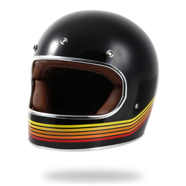 HORIZON HELMETS LAMP BIRD HELMET 5RAINBOW BLACK ランプ