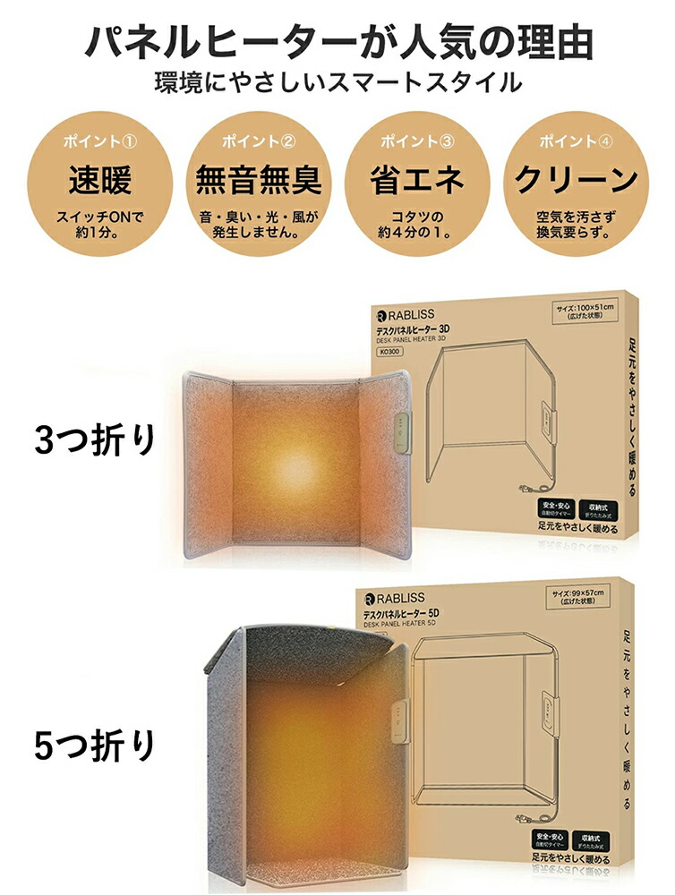 2025進化型 先行販売】パネルヒーター 折り畳み式 省エネ デスク 遠