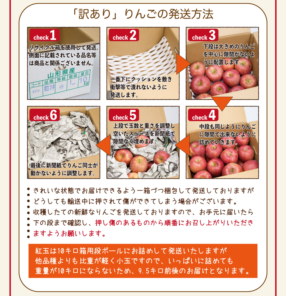 紅玉 りんご 訳あり 9.5キロ 送料無料 ご家庭用 山形県産 林檎 リンゴ