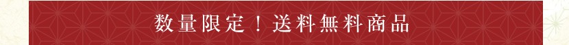 数量限定！送料無料商品