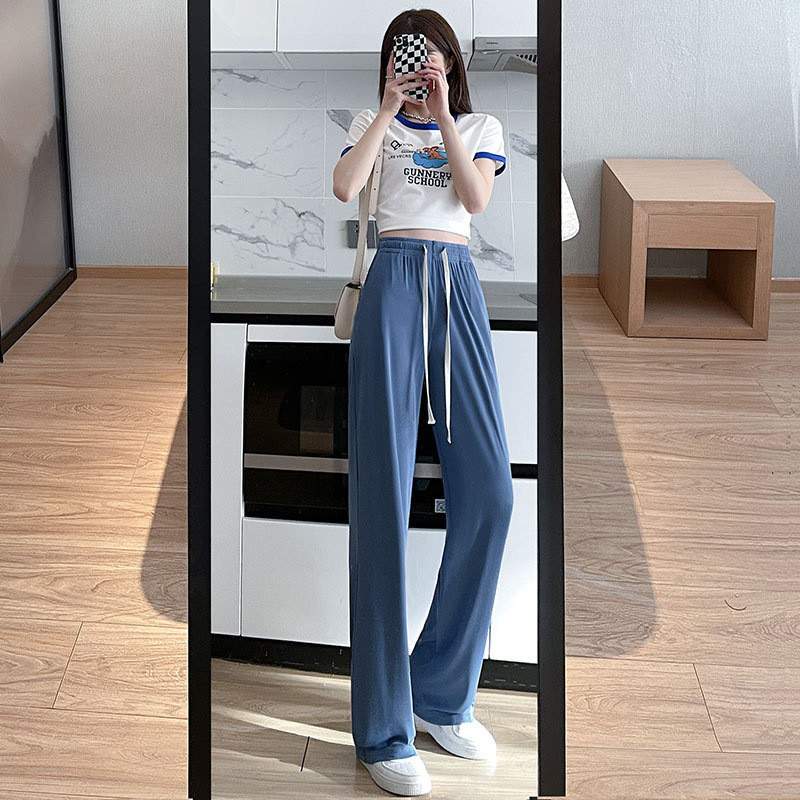 シンプル✨ゆったりロングパンツ♪年中対応★お出かけ＆普段着 Amazon | [SLINX] ワイド パンツ とろみ ロングパンツ ラップ