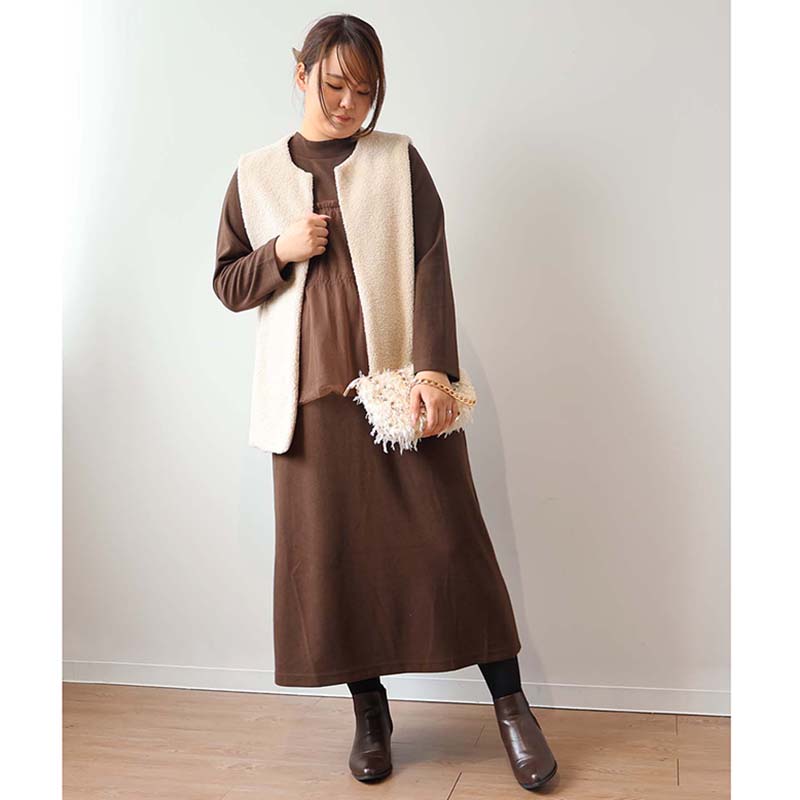 新品同様】ドゥロワー タフタギャザースリーブコート 中綿 ベルト 36