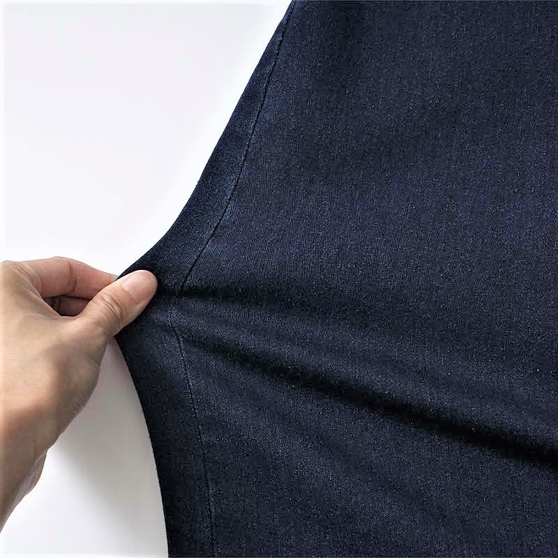 ユニセックス コットンスカートパンツ クロップドパンツ ワイド