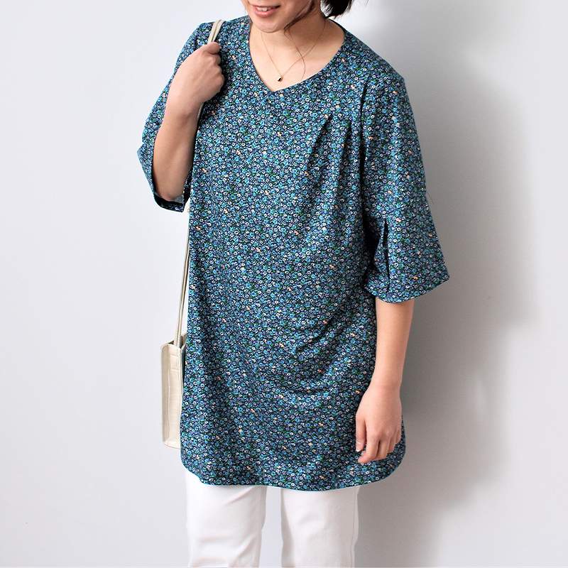 MB mint breeze（エムビーミントブリーズ） セール 花柄 タック