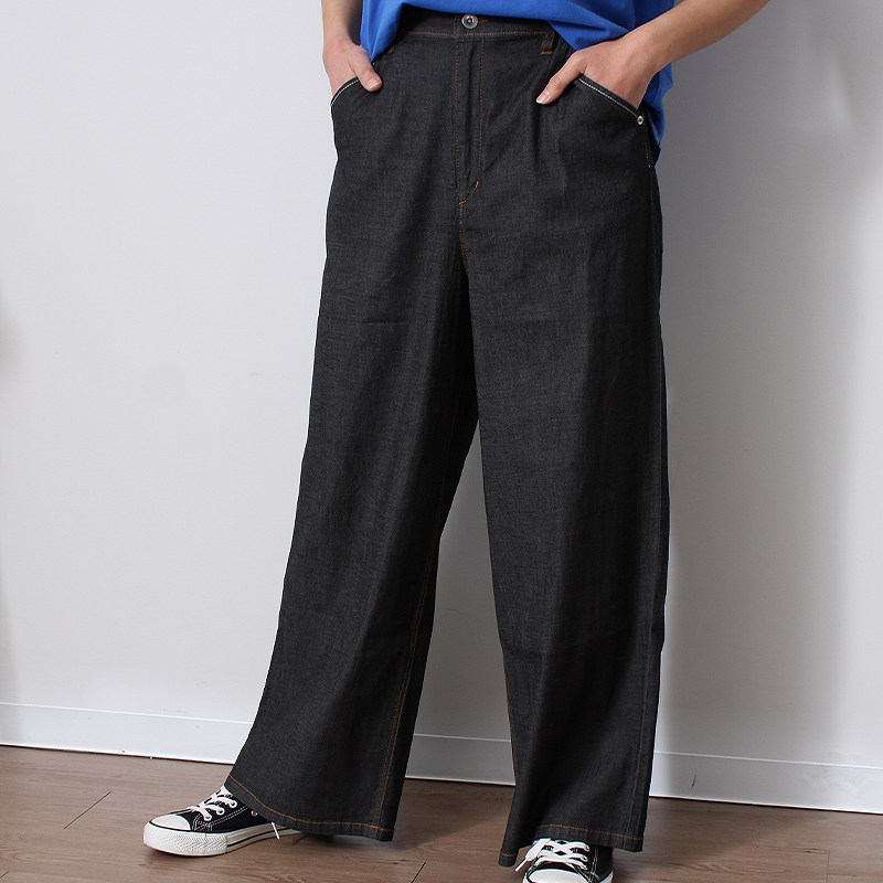 MB mint breeze セール ライトデニム ストレッチ ワンド パンツ MB mint breeze セール ライトデニム ストレッチ ワンド パンツ