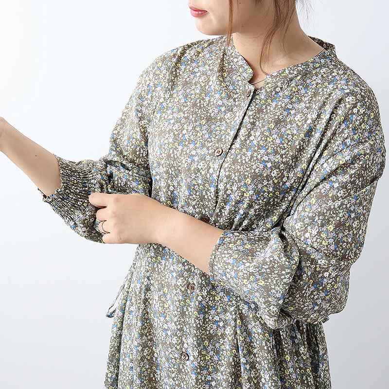 MB mint breeze（エムビーミントブリーズ） L〜5L 花柄 ワンピース