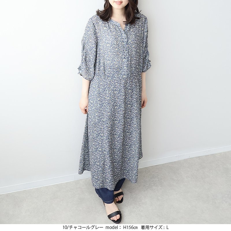 London Times☆ベリー色のフェミニンな小花柄ワンピース 小花柄フェミニンワンピース br17-43 – Q'e