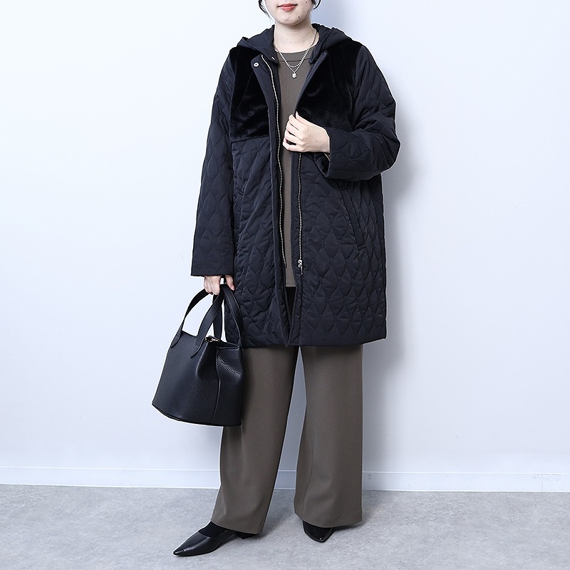 MB mint breeze L〜5L カットジョーゼット ブラウス 大きい
