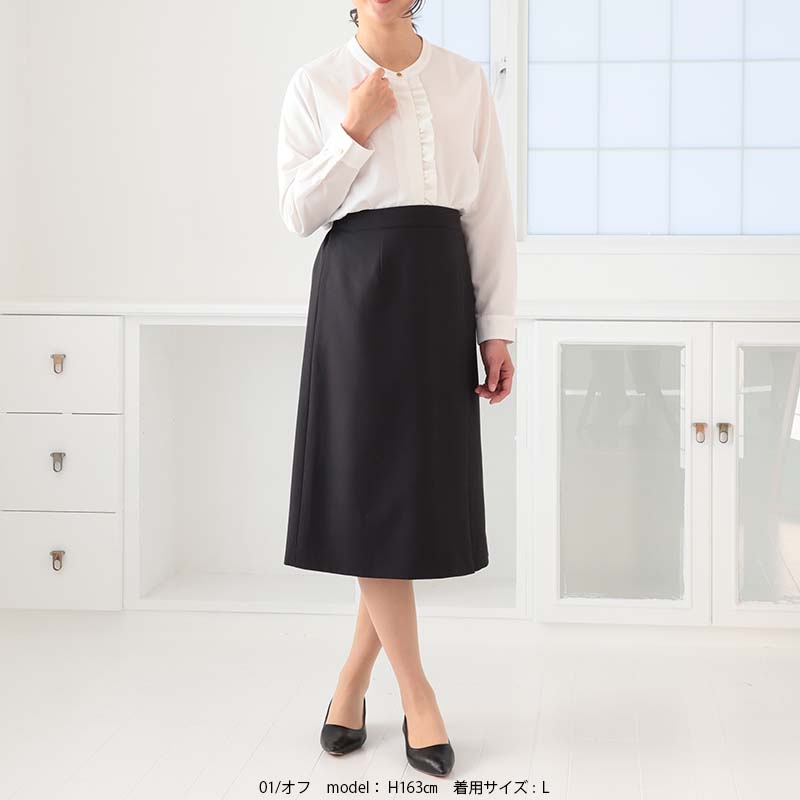 MB mint breeze L〜5L前フリルシャツ 大きいサイズ レディース