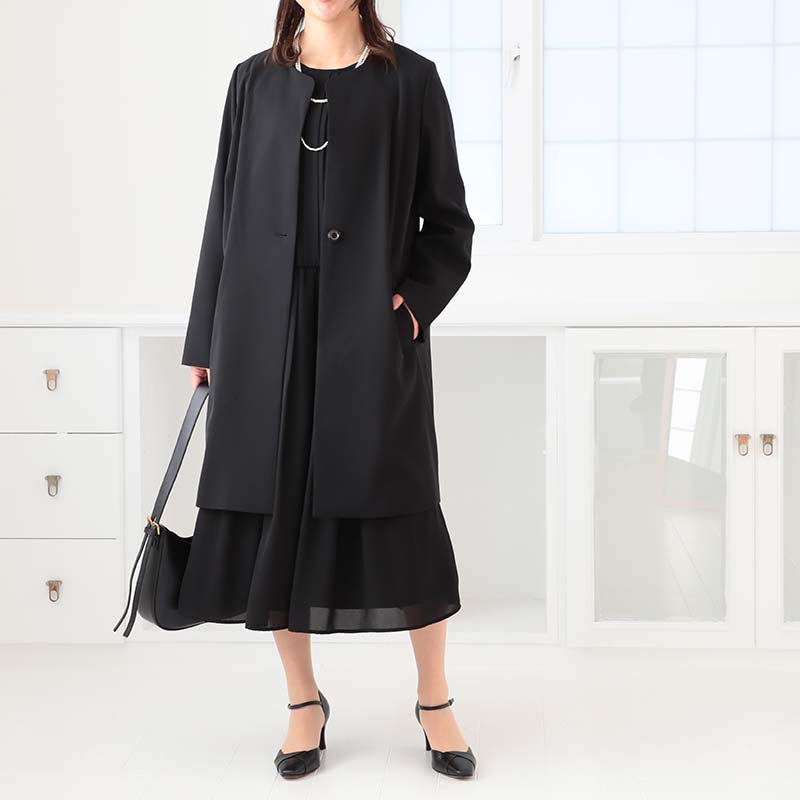 【極美品】ダーマコレクション　爽やかミントグリーン♪レイヤードロングワンピース ロングワンピース .-- BASIL （ターコイズブルー） -MANGO