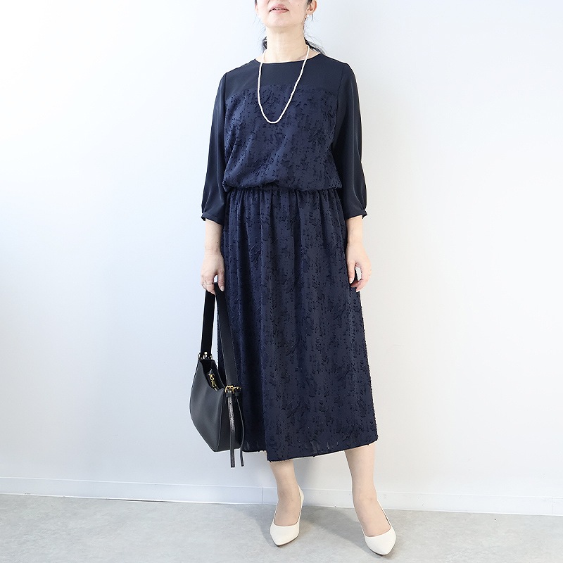 ✧︎新品✧︎♡︎ジャス♡︎5分袖パールバーブラウス　ライトブルー　サイズ2 M MB mint breeze（エムビーミントブリーズ） L〜5L ビスチェ風