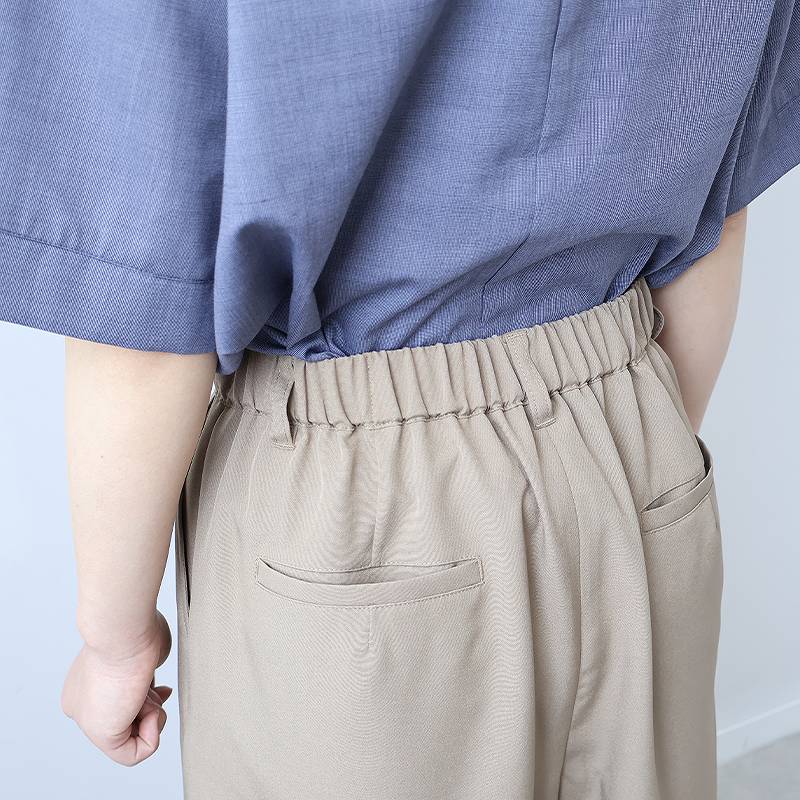 L〜5L 接触冷感 ドライタッチ ワイドパンツ 大きいサイズ レディース 夏 ズボン 速乾fleur by mint breeze フルール バイ ミントブリーズ返品交換不可 MB mint breeze L〜5L 接触冷感 ドライタッチ ワイドパンツ