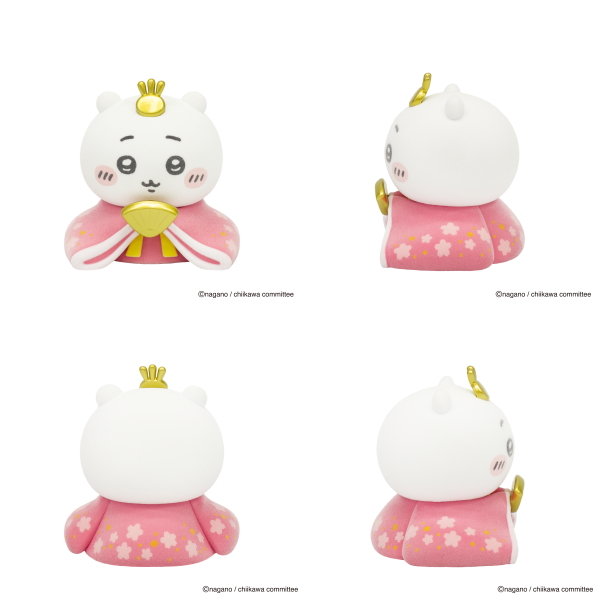 吉徳大光 【即納】ちいかわ＆ハチワレ ミニ雛人形 吉徳 雛人形 親王