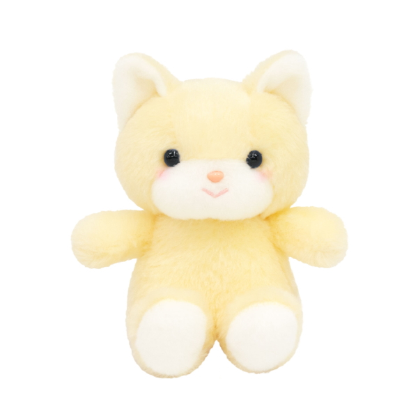 在庫あり レトロミニクリーミー ねこ イエロー 180288 YE 吉徳 12cm