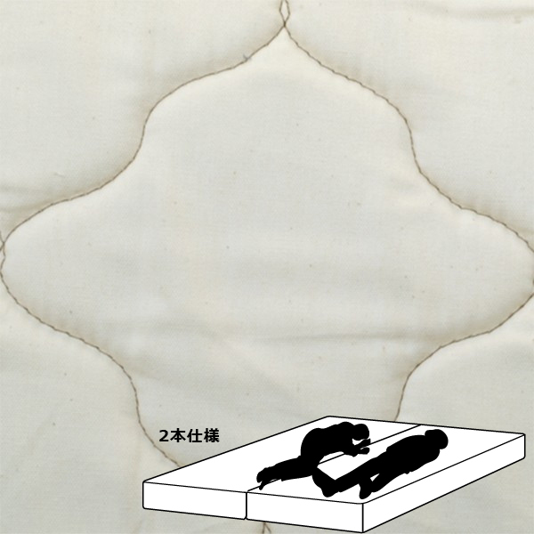 マットレス キング ボンネルコイルマットレス 抗菌防臭防ダニ綿加工済