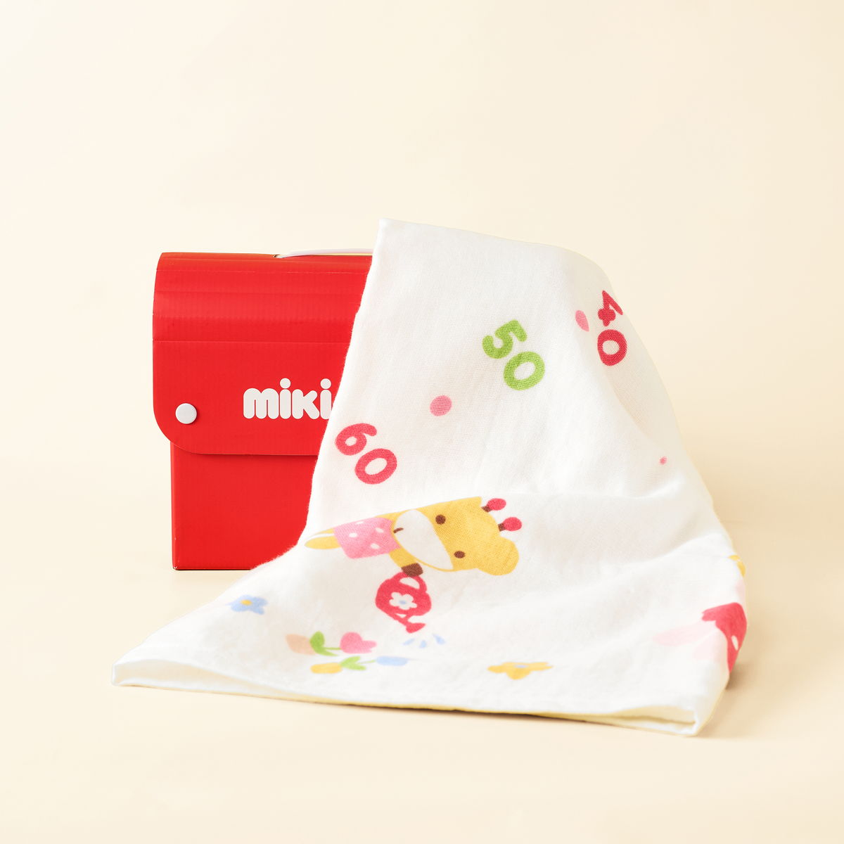 MIKI HOUSE（ミキハウス） 出産祝い 内祝い 身長計ガーゼバスタオル