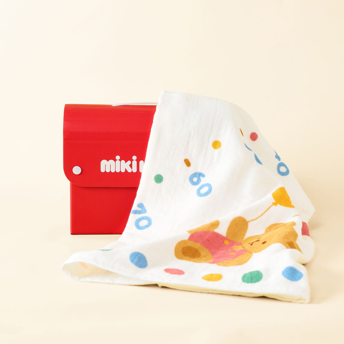 MIKI HOUSE（ミキハウス） 出産祝い 内祝い 身長計ガーゼバスタオル