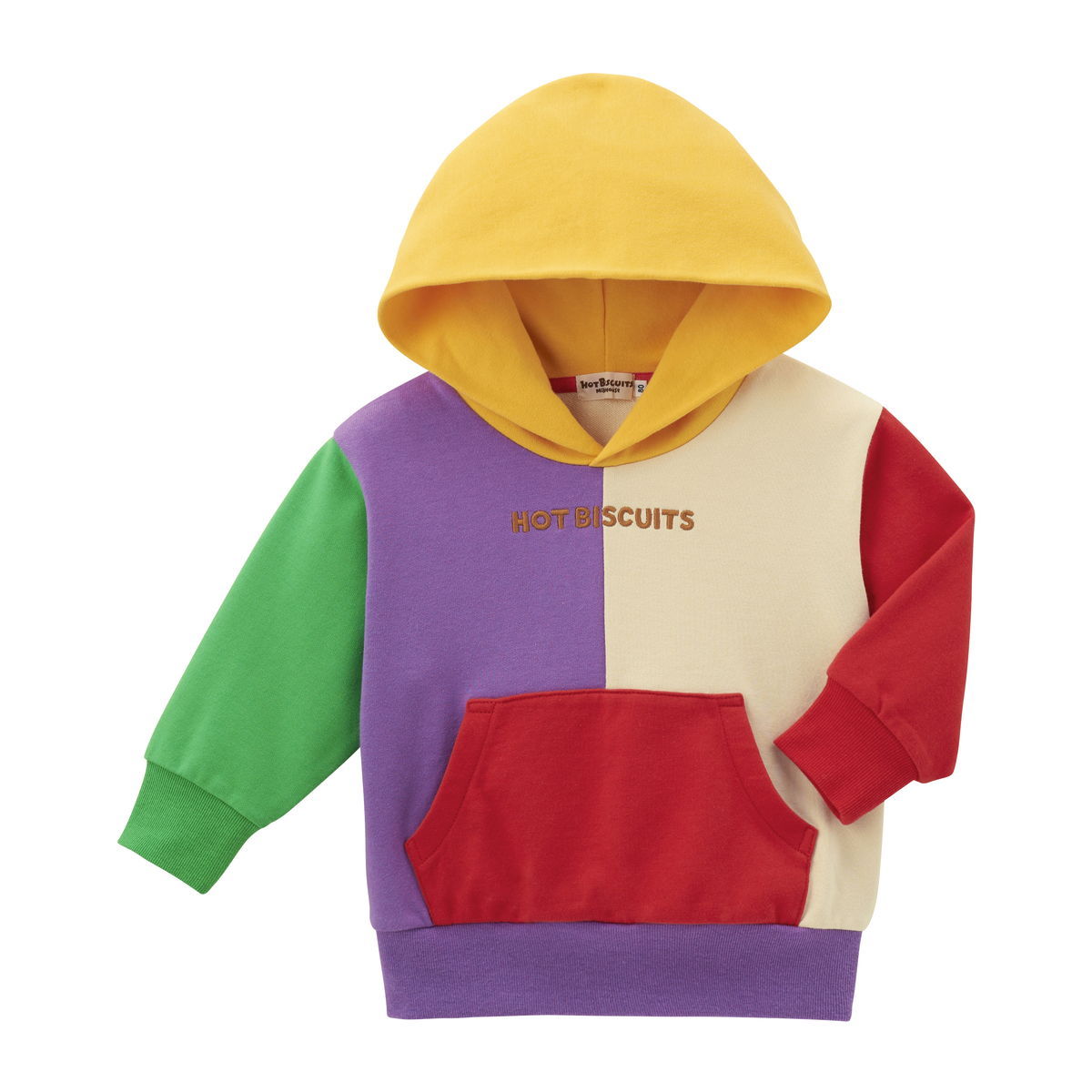 ミキハウス ホットビスケッツ パーカー アイボリー 新品タグ付き 80-90