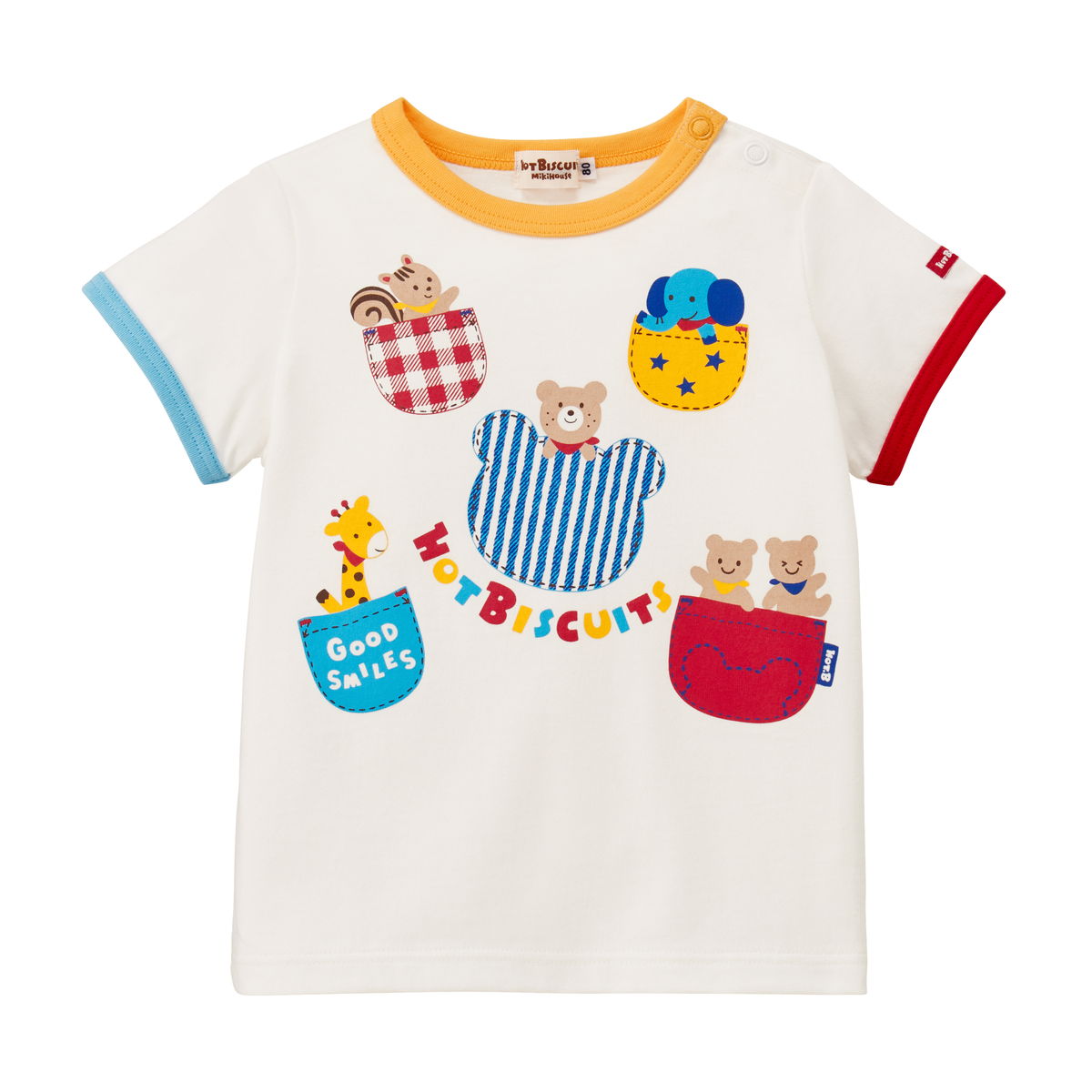 MIKI HOUSE ホットビスケッツ　 110男の子　新品未開封　8点 HOT BISCUITS ミキハウス ポケットプリント半袖Tシャツ アウトレット