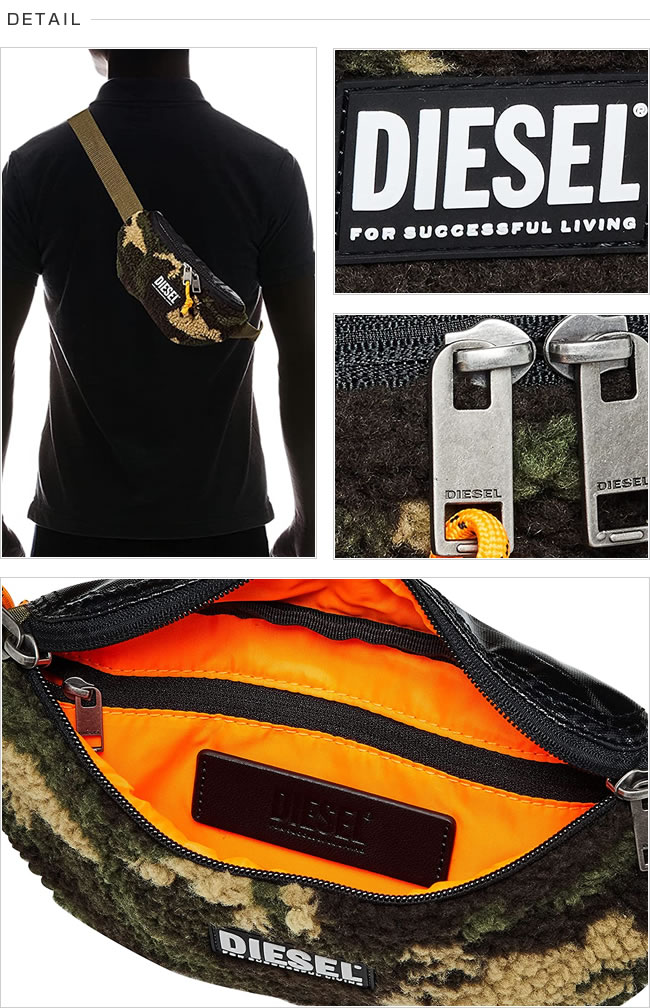 DIESEL　ウエストポーチ　カバン　手さげバック　斜めがけ 楽天市場】DIESEL ディーゼル メンズ レディースウエストポーチ