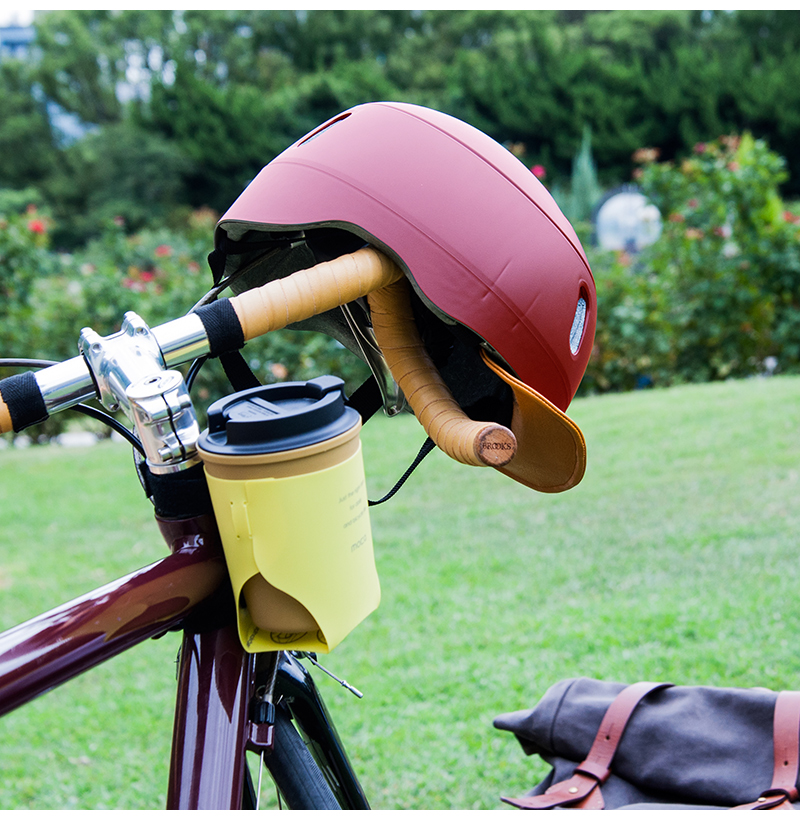 ヘルメット 自転車用 kumoa クモア デイリーユースキャップ レザー 