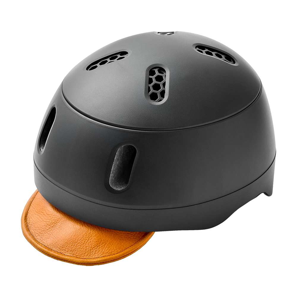 kumoa（クモア） ヘルメット 自転車用 デイリーユースキャップ レザー