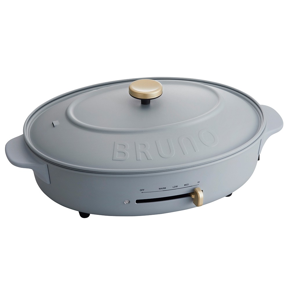 ブルーノ BRUNO crassy+ ホットプレート オーバルホットプレート BOE053 鍋 たこ焼き レシピ付 プレート3枚 深鍋付き クラッシィ  たこ焼き器 焼肉 基本のセット