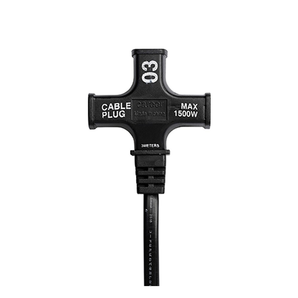 延長コード ケーブルプラグ 電源タップ 3個口 003203 CABLE PLUG 03