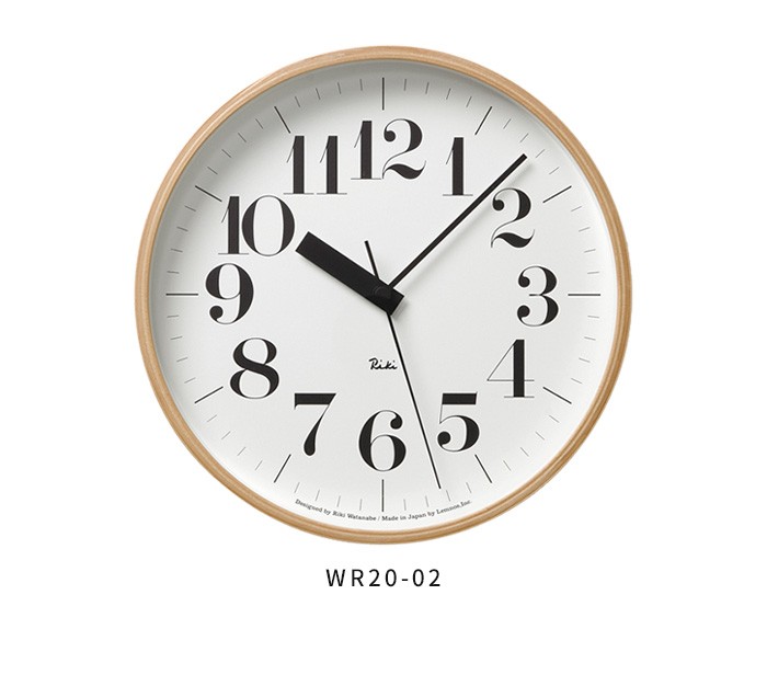 Lemnos（レムノス） 掛け時計 Lemnos RIKI CLOCK RC リキクロック WR20