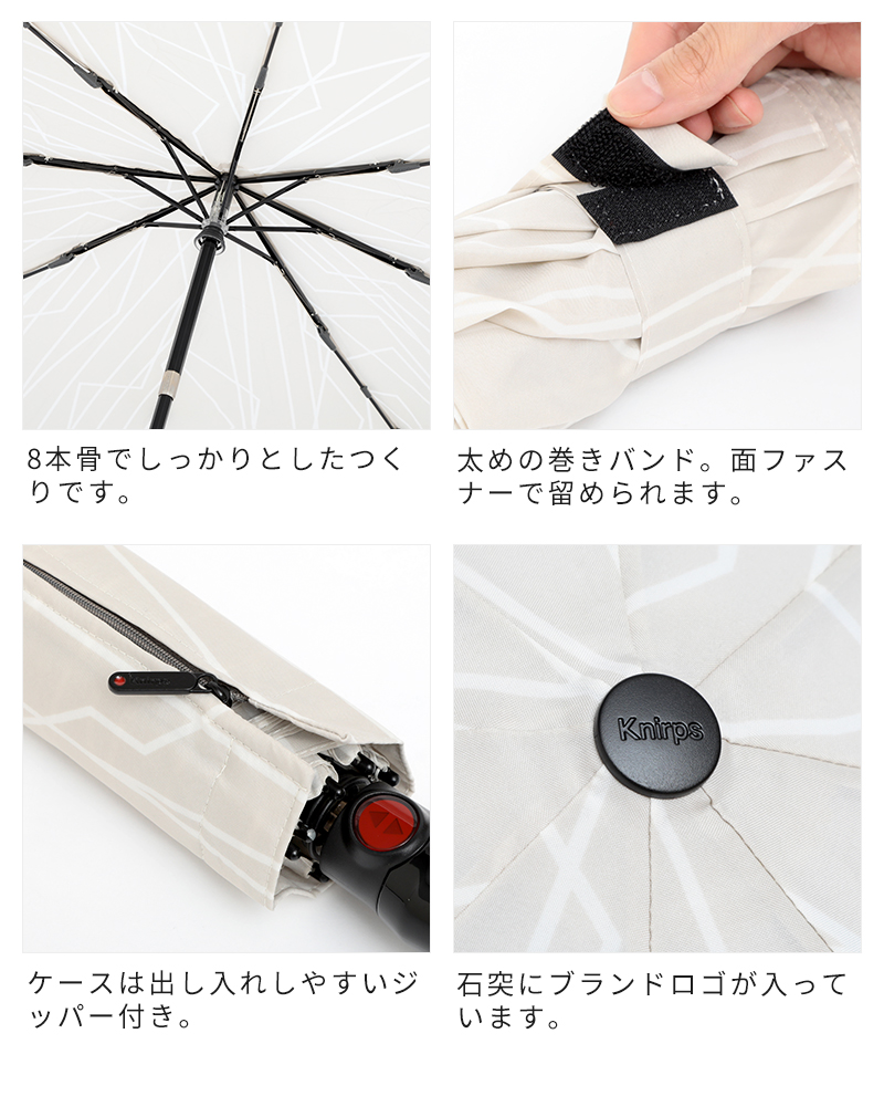 Knirps（クニルプス） 折りたたみ傘 自動開閉 Knirps T.220 KNTL220