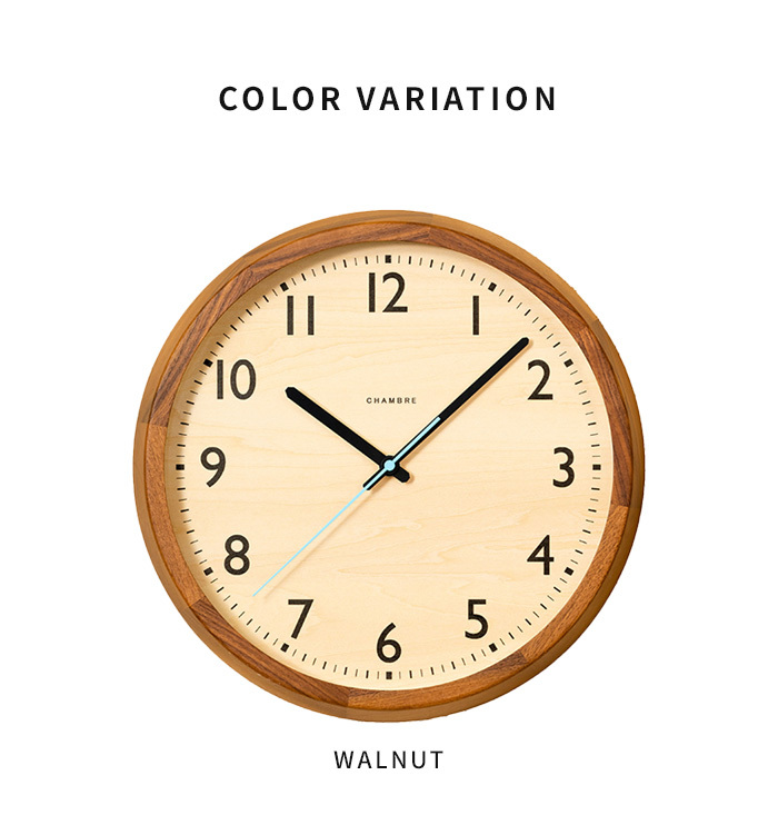 CHAMBRE DROP CLOCK シャンブル ドロップクロック ウォルナット