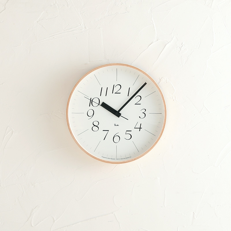 Lemnos（レムノス） 掛け時計 電波時計 Lemnos RIKI CLOCK RC WR08-26
