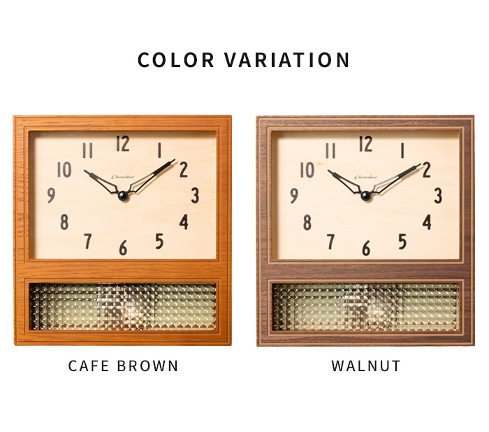 掛け時計 振り子時計 CHAMBRE シャンブル コート ペンデュラムクロック