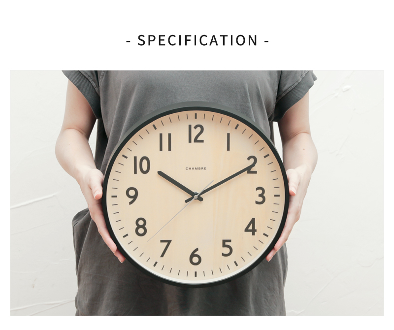 電波時計 壁掛け シャンブル CHAMBRE SHAPELY CLOCK CH-064 掛け時計