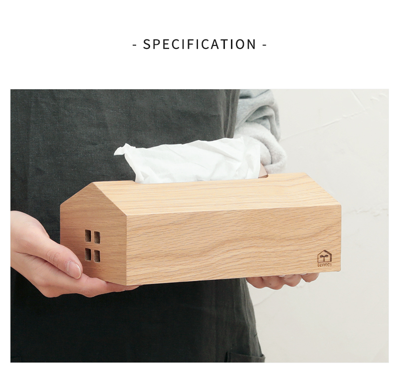 ティッシュケース 木製 テンテ tente WOOD House Style ソフトパック