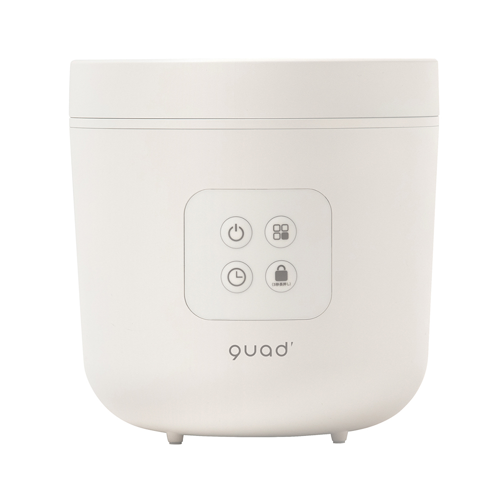 quad' スチーム式加湿器 ホワイト QUADS 加湿器 スチーム式 クワッズ スチーム加湿器 STEAMS