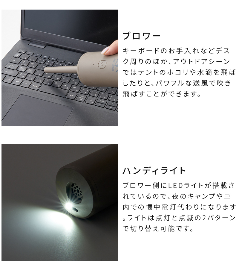 SOTOMO ハンディクリーナー ソトモ ブロアー＆クリーナー ABC