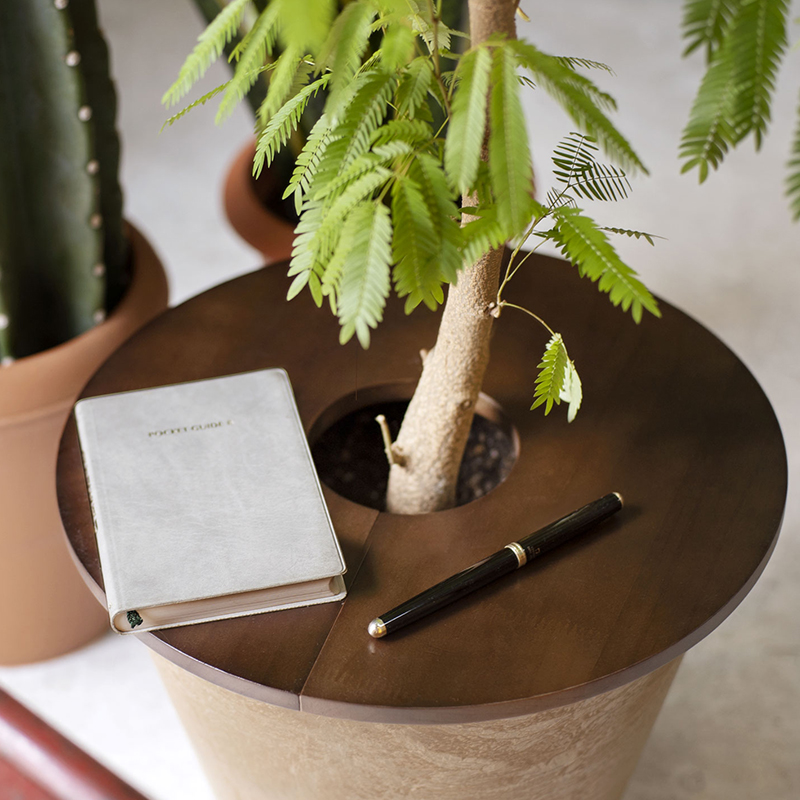 amabro WOOD CIRCLE TRAY