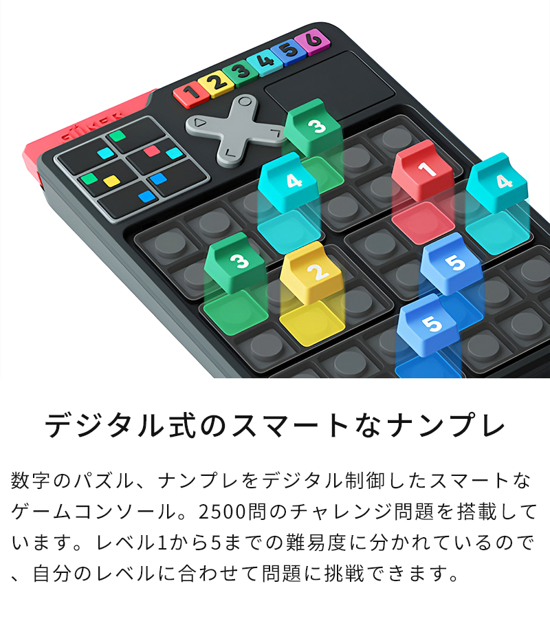 デジタル式のスマートなナンプレ