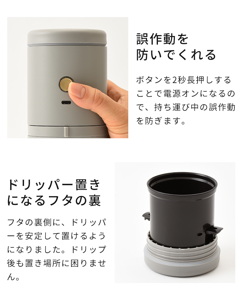 誤作動を防ぐ ドリッパー置き
