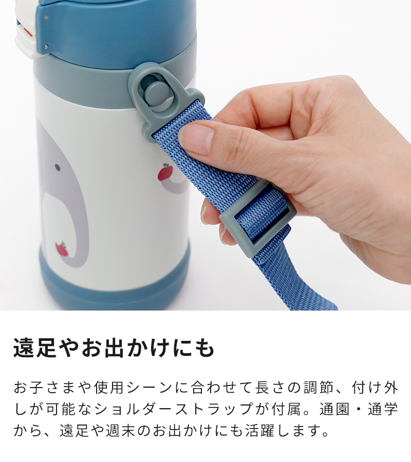 付け外しが可能なショルダーストラップが付属