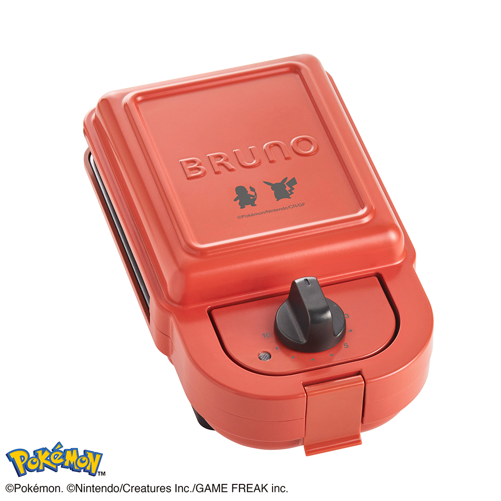 BRUNO ホットサンドメーカー グリーン BOE131-GR ポケモン BRUNO ブルーノ ポケモン ホットサンドメーカー シングル BOE131