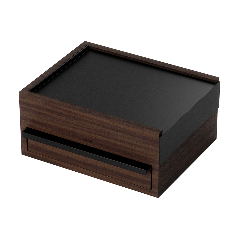 Umbra（アンブラ） アクセサリーケース 木製 ストウイット ジュエリー