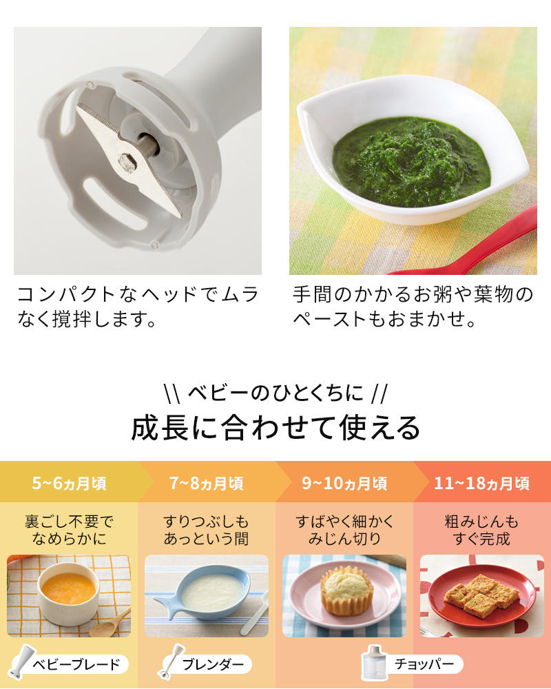 成長に合わせて使える