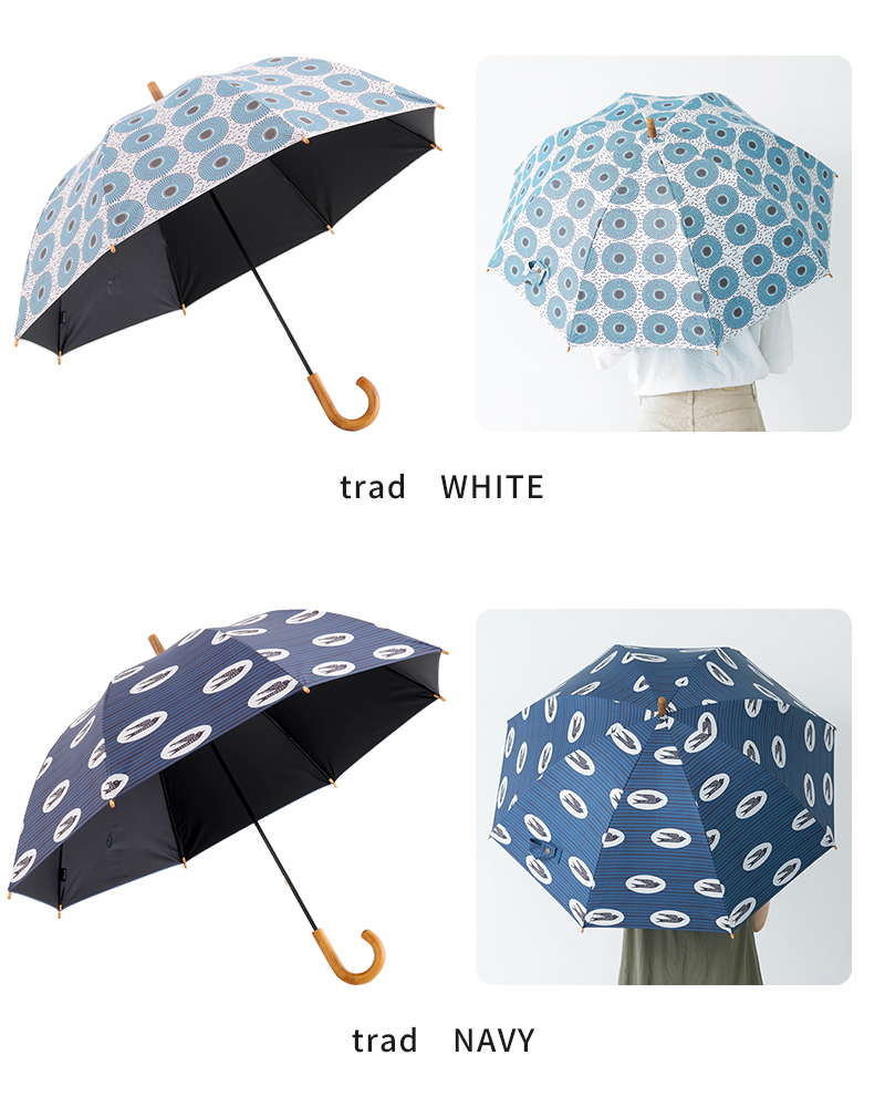 trad WHITE、trad NAVY