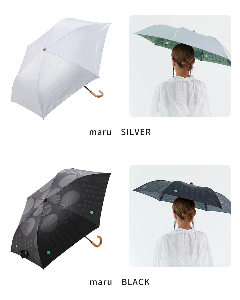 maru　SILVER、maru　BLACK