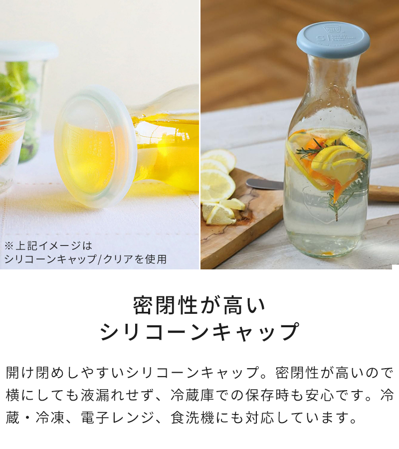 WECK（ウェック） キャニスター セット WECK HOME SET JUICE JAR