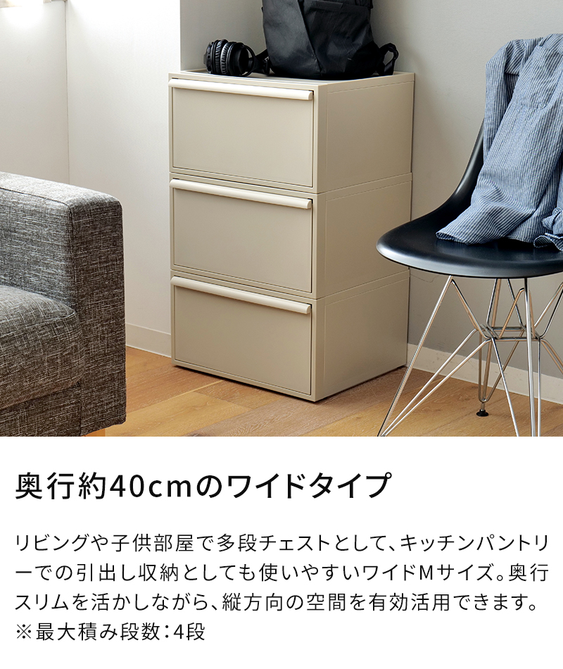 Like-it（ライクイット） 収納ケース 引き出し クローゼットシステム