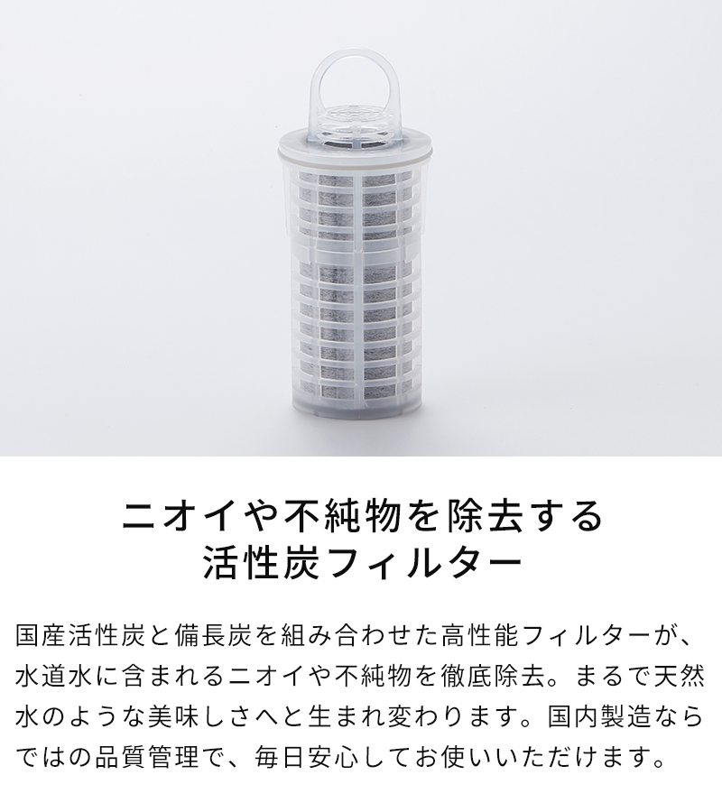 交換用カートリッジ ポット型浄水器 Miz-U ミズユー 交換カートリッジ
