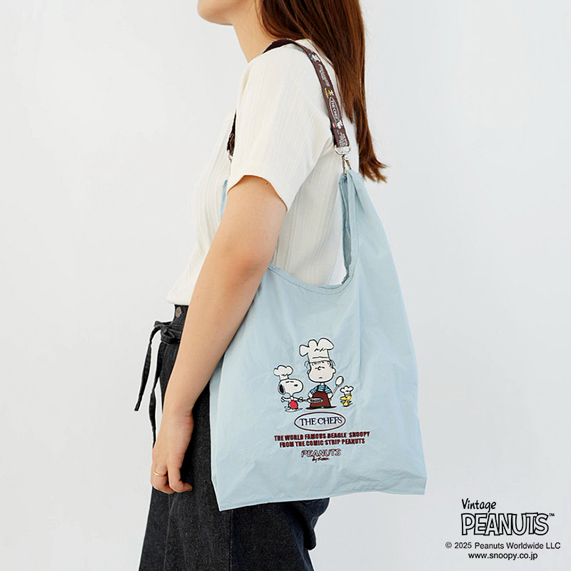 PEANUTS PN/ストラップ付きショッパーバッグ 10945 40896